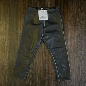 Zara Faux Leather Leggings